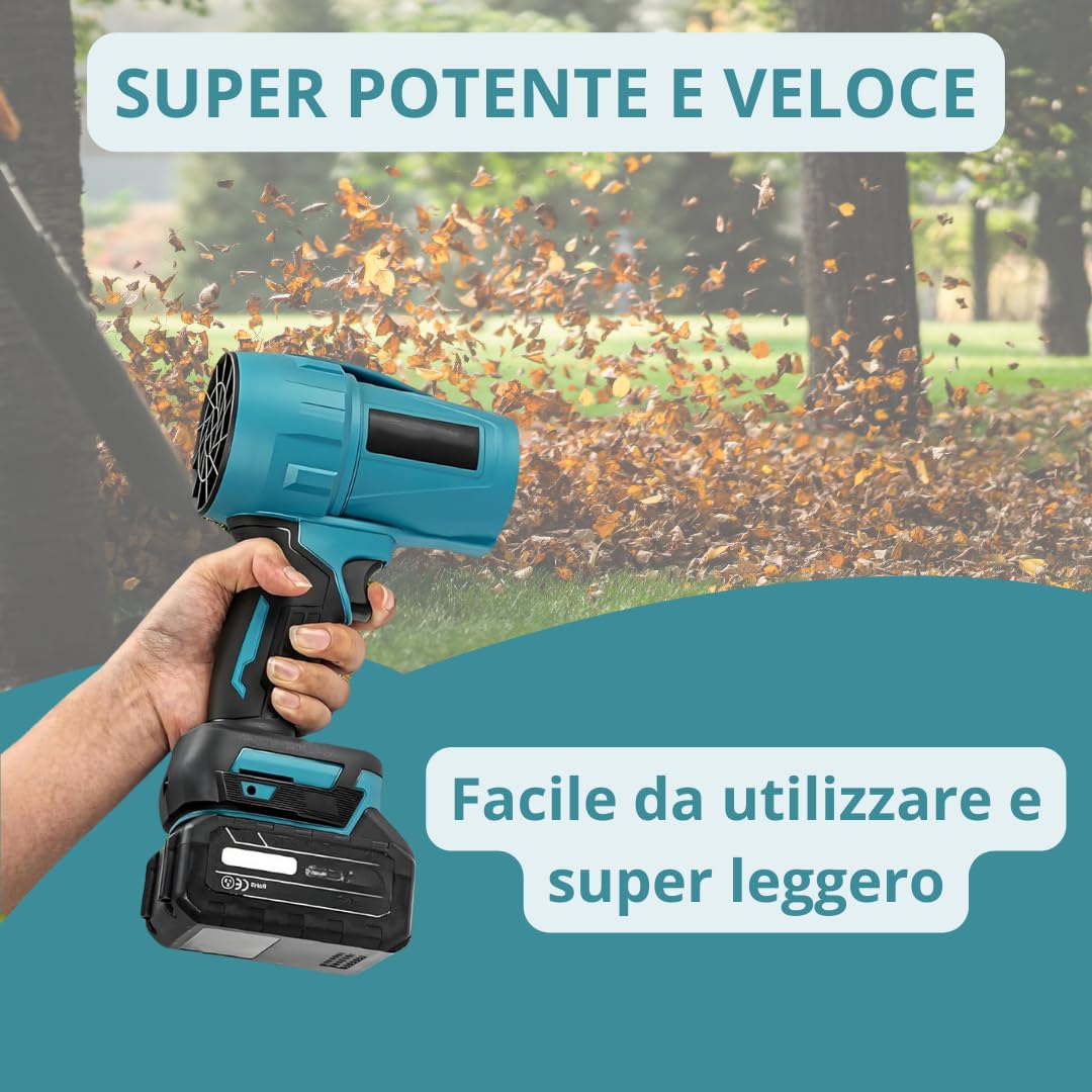 DE ROSA SHOP kit soffiatore + idropulitrice a batteria 48V 2x3Ah