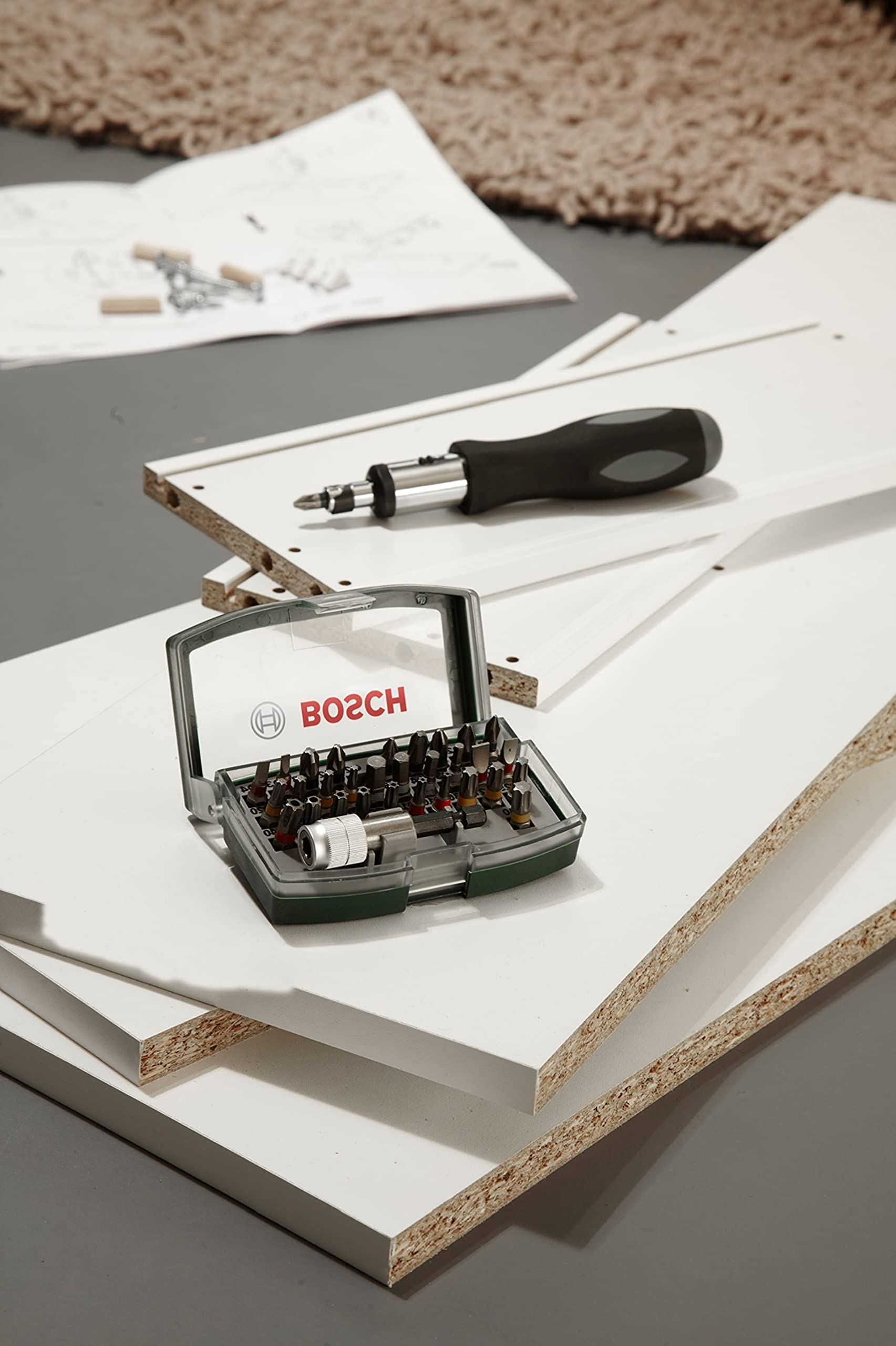 Bosch Rainbow Set 2607017063 set inserti 32 pezzi colorati