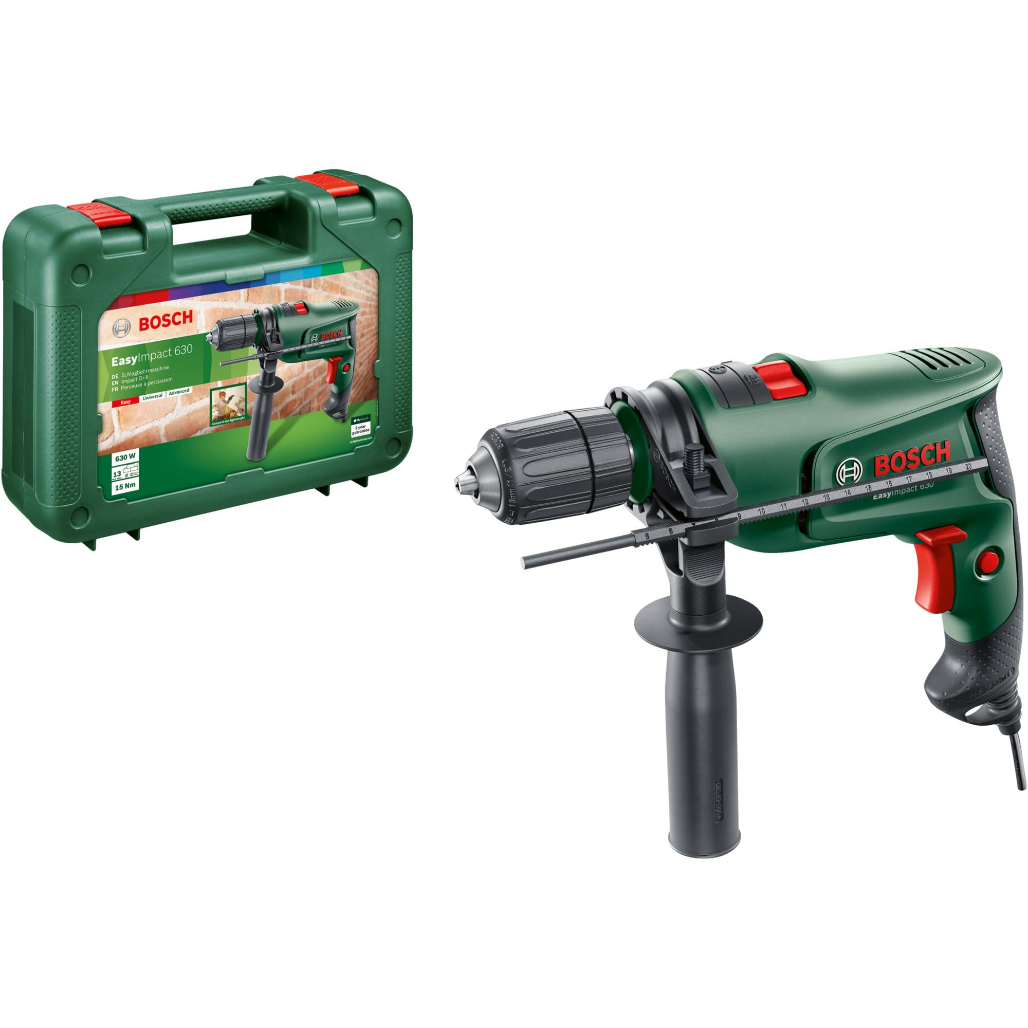 Bosch EasyImpact 600 trapano percussione 600W valigetta