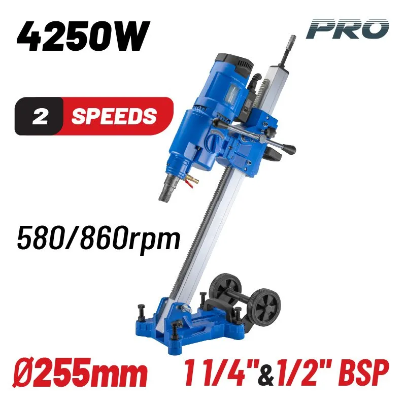 Bormann Pro Carotatrice Diamantata con Base 4250W Umido
