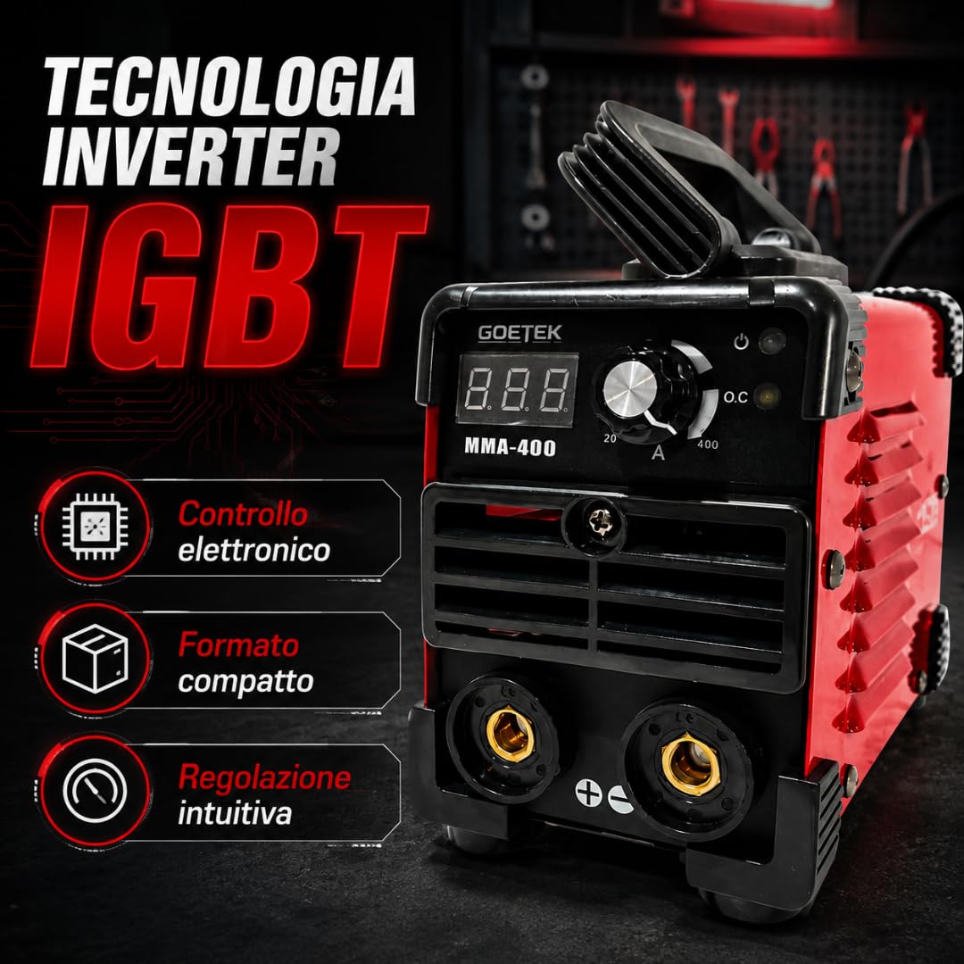 De Rosa Shop saldatrice inverter 400A MMA Lift TIG