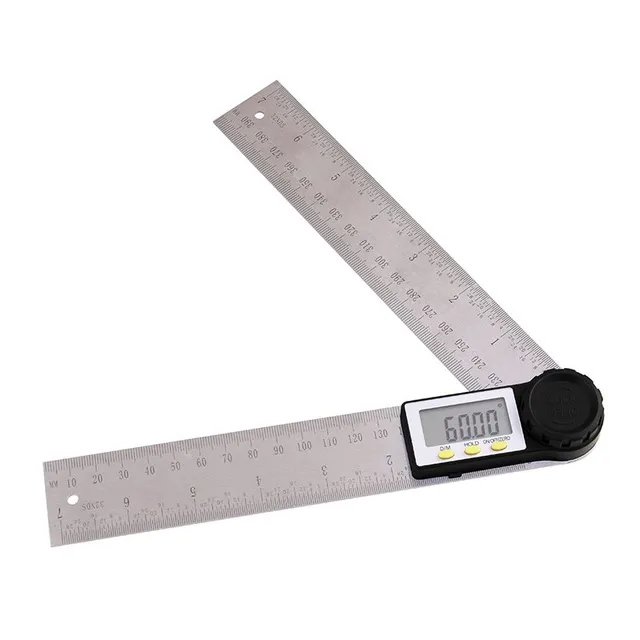 Bormann goniometro digitale 200 mm 0-360° inox