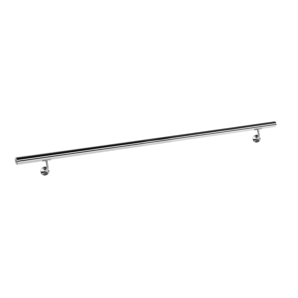 Wiltec Corrimano 200 cm acciaio inox V2A a parete