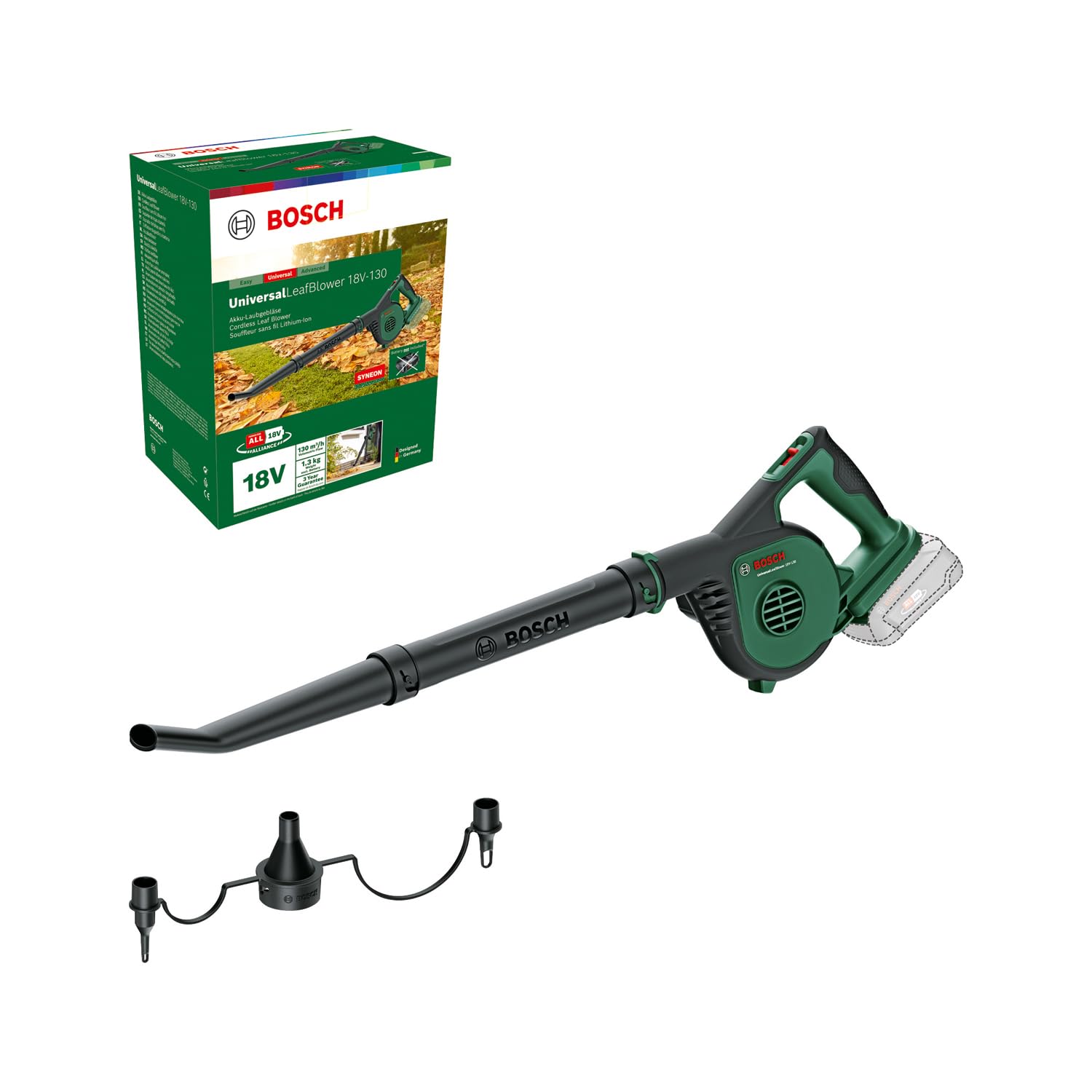 Bosch UniversalLeafBlower 18V-130 soffiatore batteria 2,5 Ah