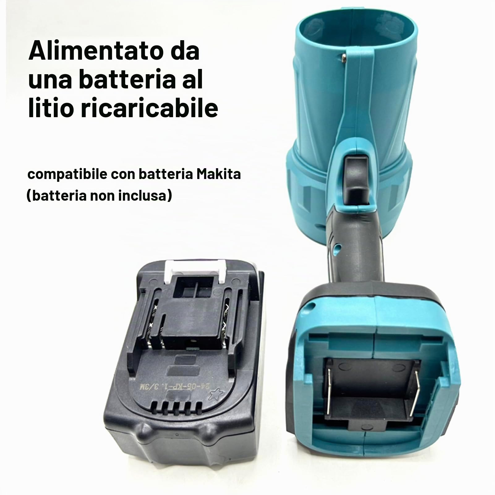 Weytoll soffiatore a batteria brushless compatibile Makita
