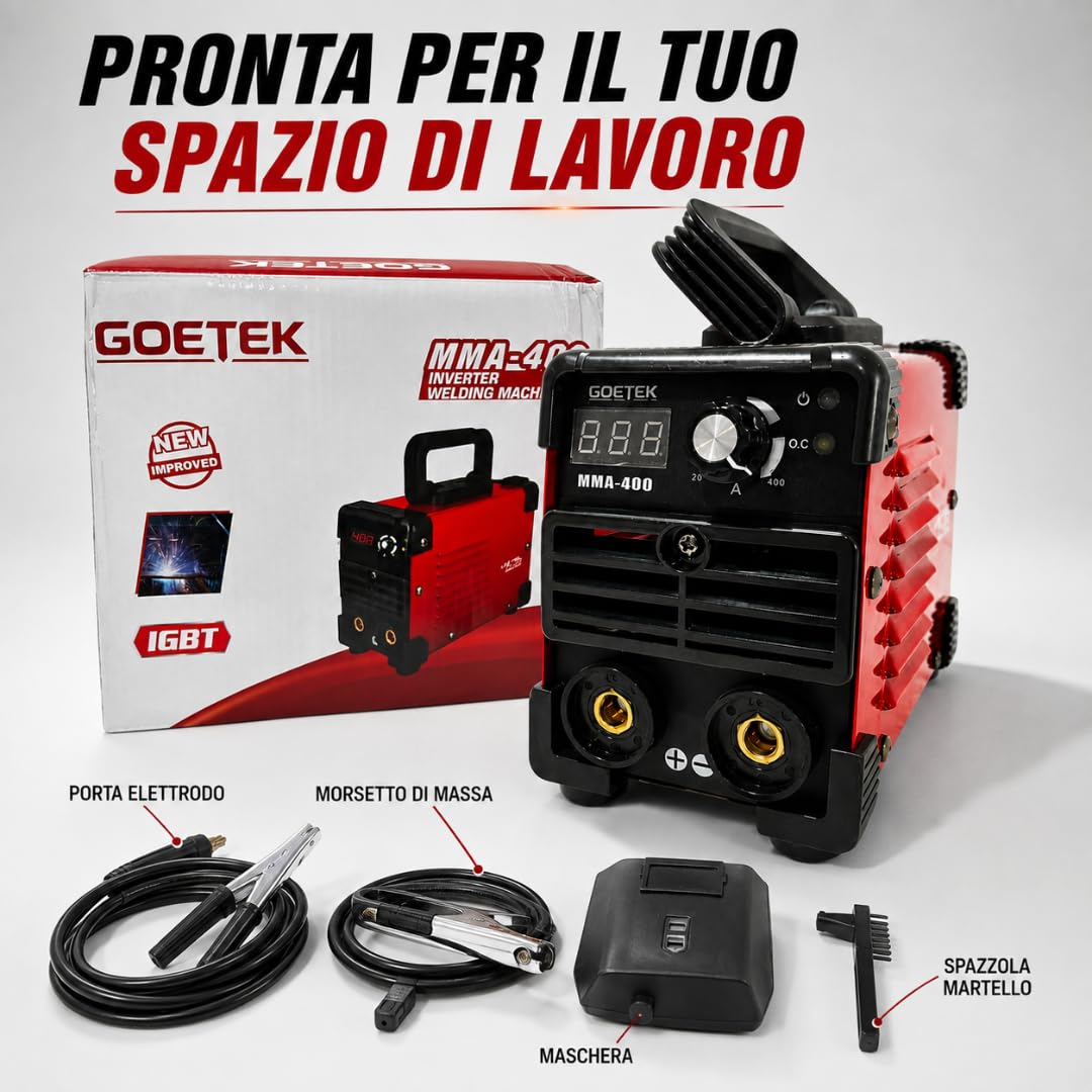 De Rosa Shop saldatrice inverter 400A MMA Lift TIG