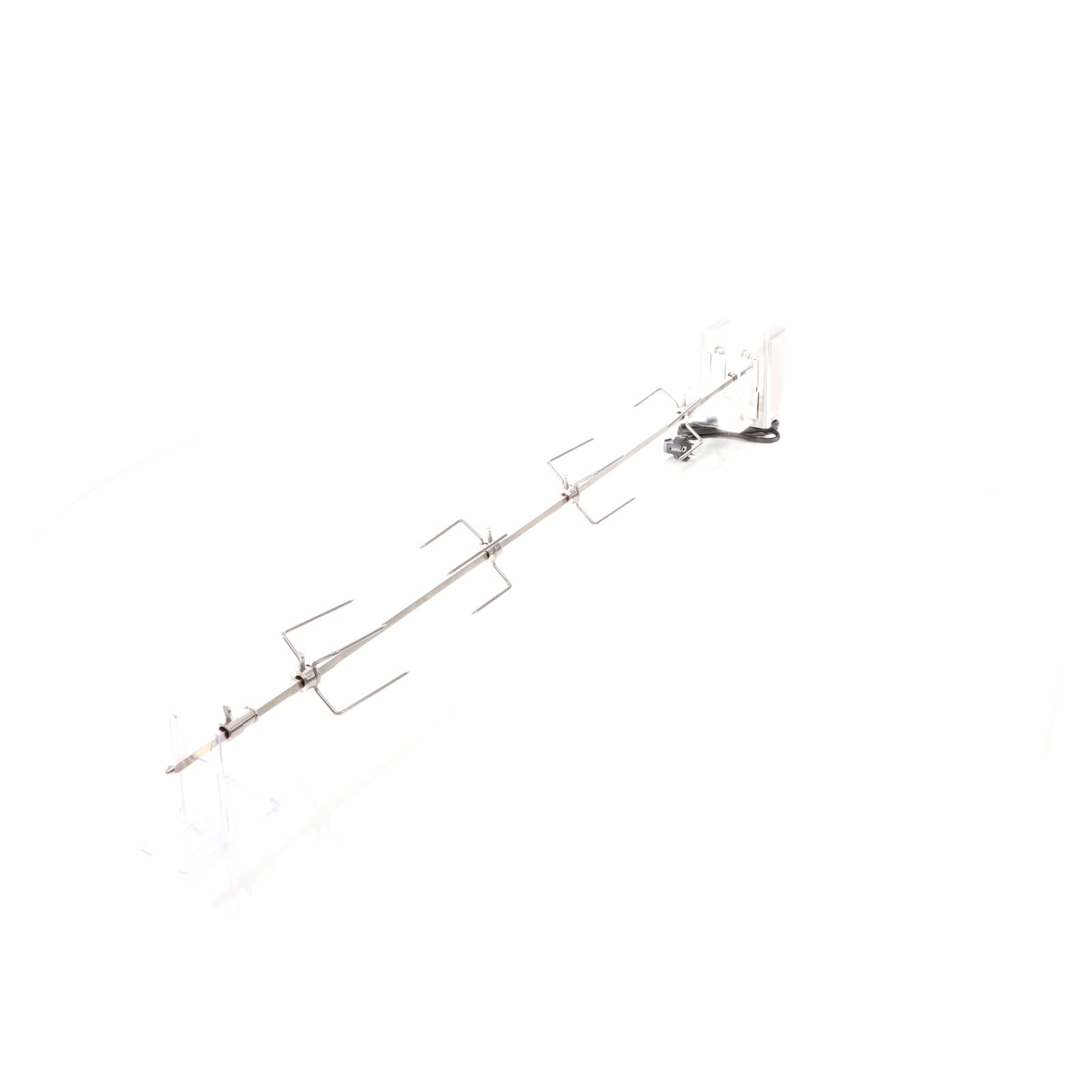 Wiltec Girarrosto barbecue spiedo inox 112cm 230V 10kg