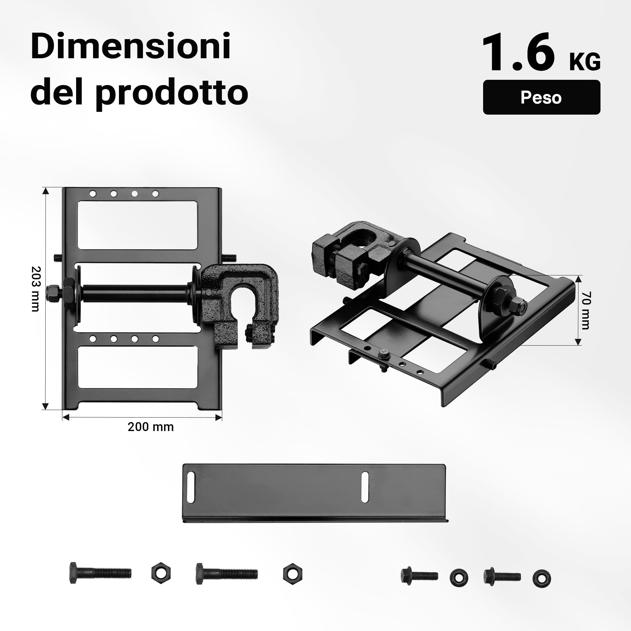 Wiltec guida motosega taglio verticale segheria portatile