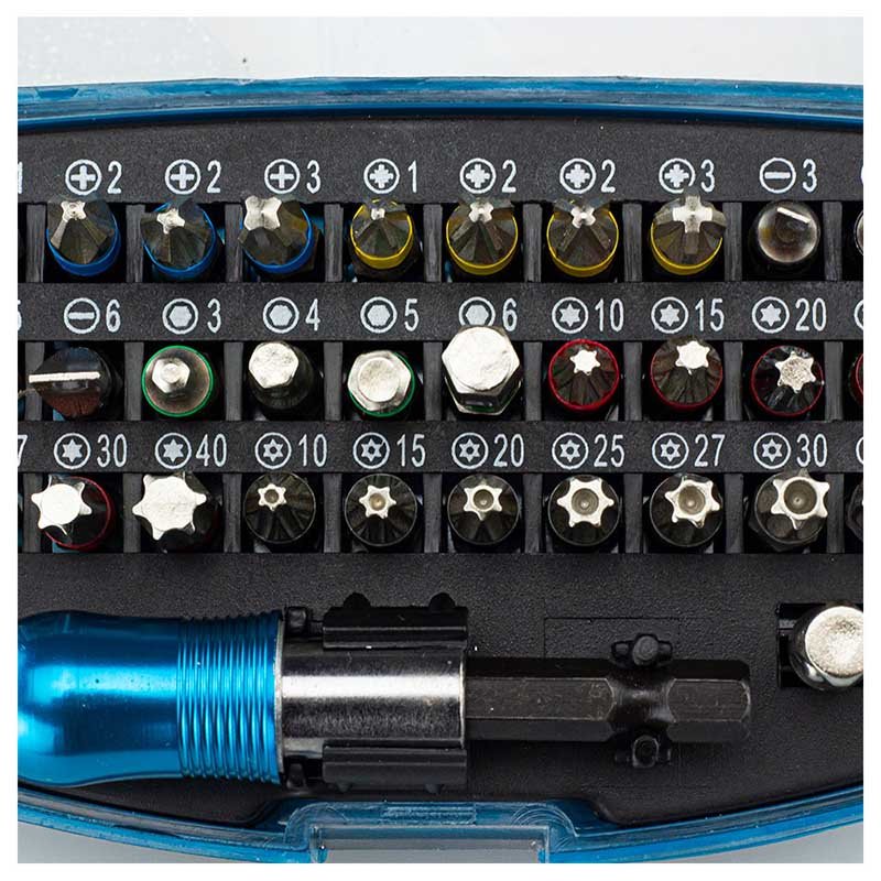 Bormann Bit Set inserti 32 pezzi con adattatori