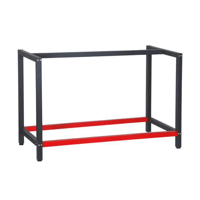 Wiltec Telaio banco lavoro acciaio 125x57x81 cm antracite