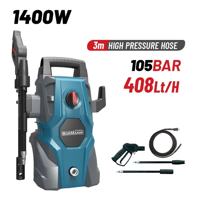 Bormann idropulitrice 1400W 105bar 408 L/h