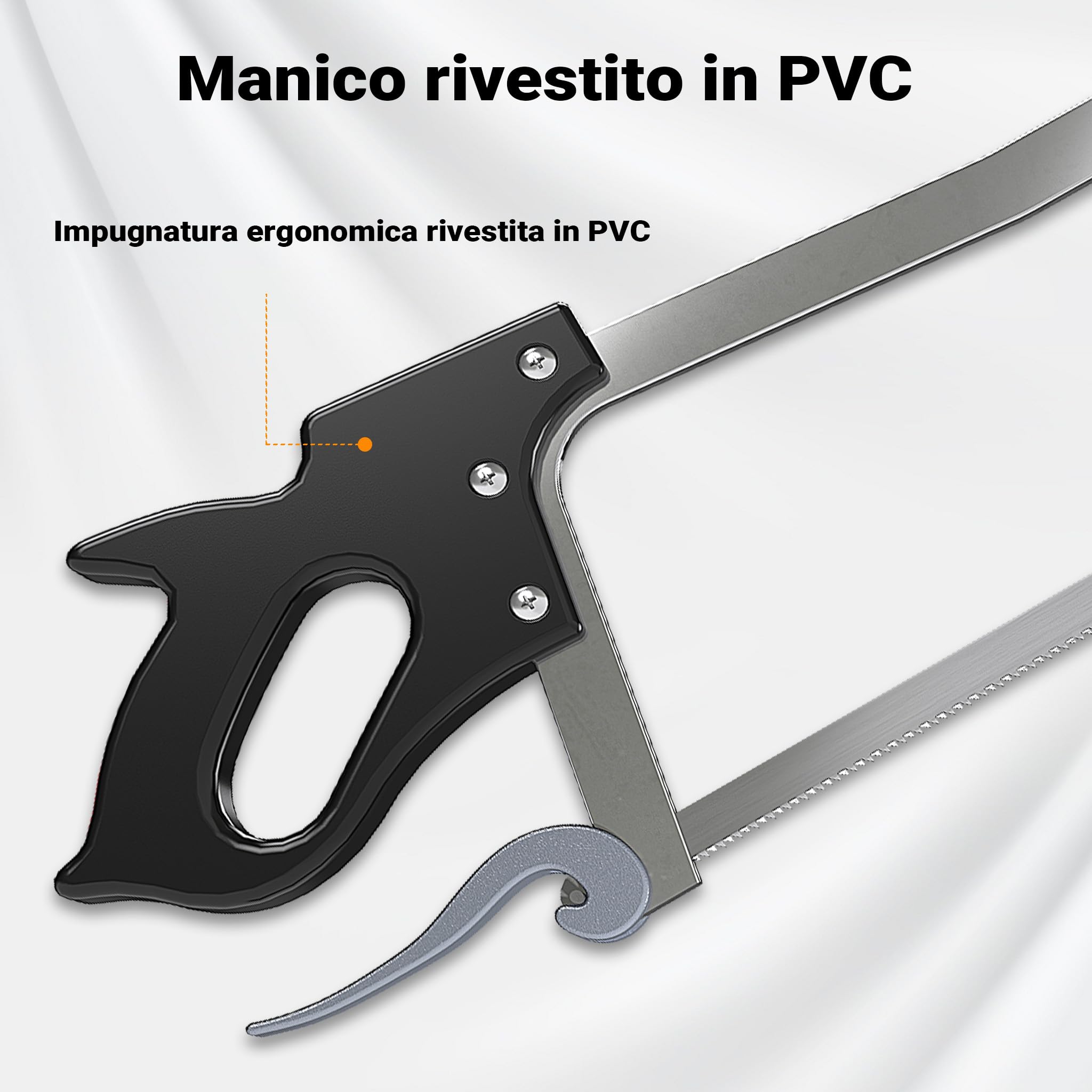Wiltec Segaossa Manuale 66 cm Lama 46,5 cm Macellaio