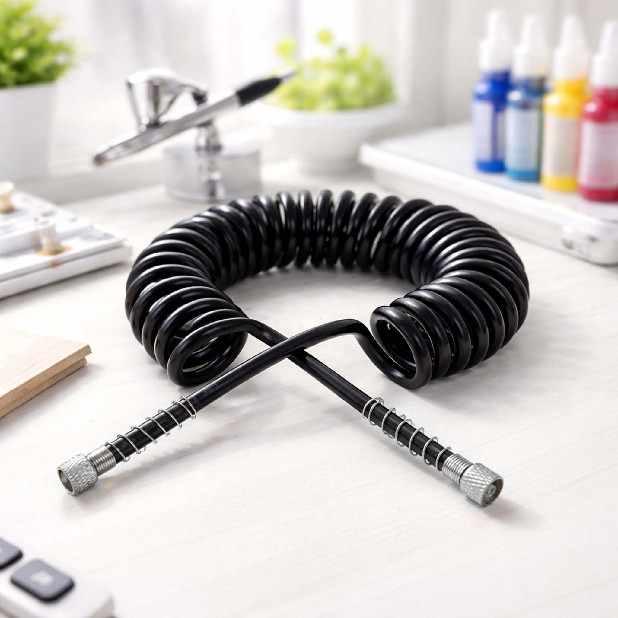 Wiltec tubo spirale aerografo 3 m plastica 1/8"