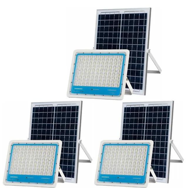 DE ROSA SHOP faro solare LED 1000W esterno set 3pz