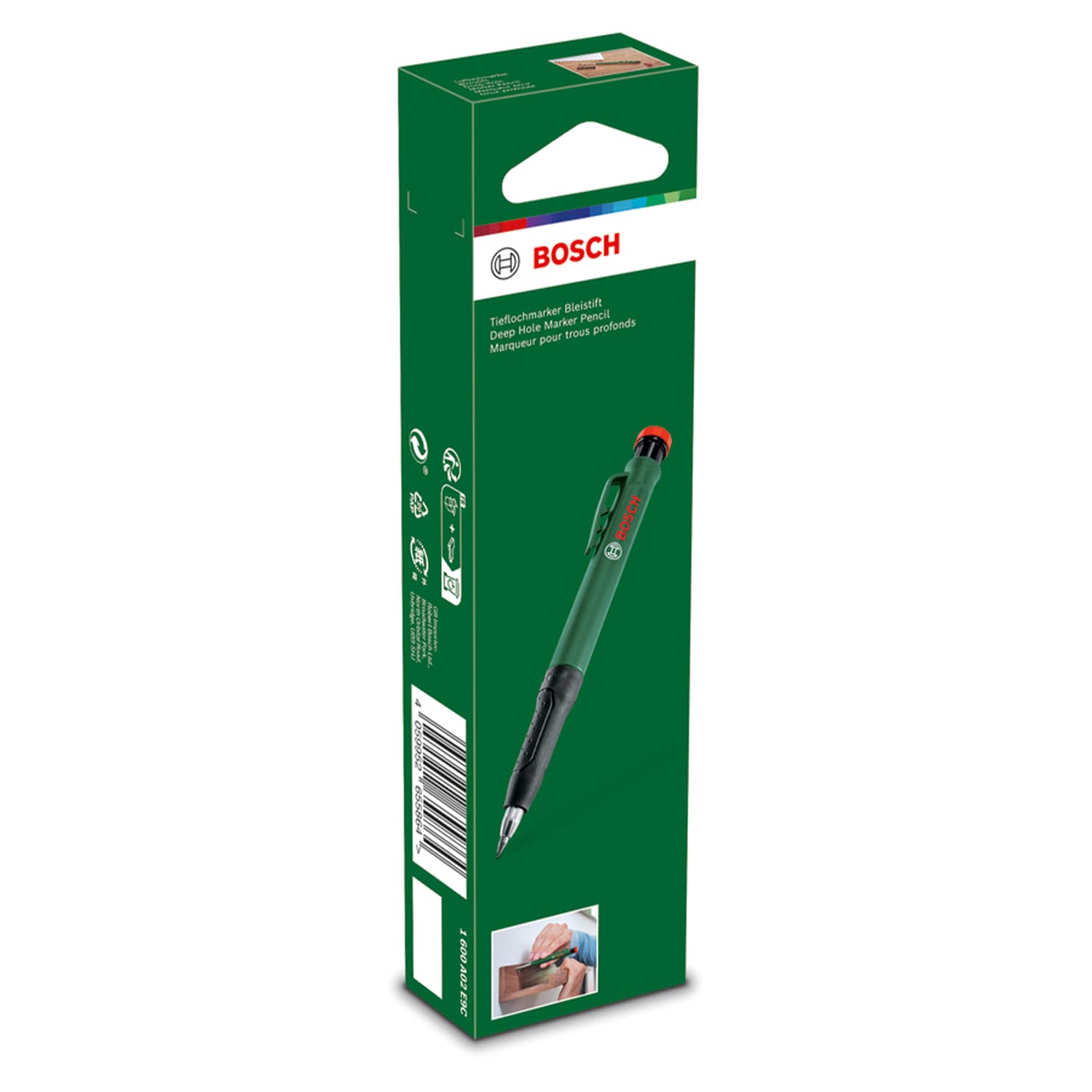 Bosch Matita fori profondi marcatore grafite con temperino