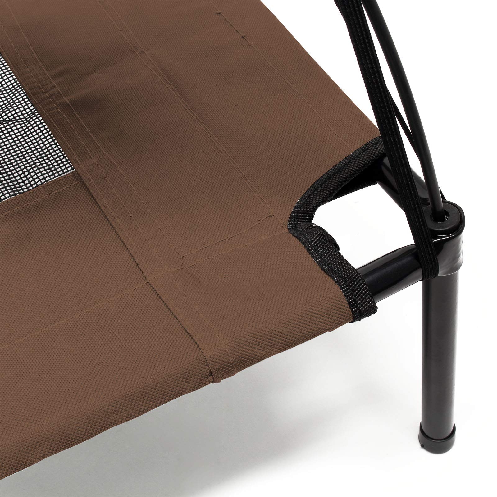 Wiltec Brandina Cane con Tettoia Marrone 76x60cm fino 25kg