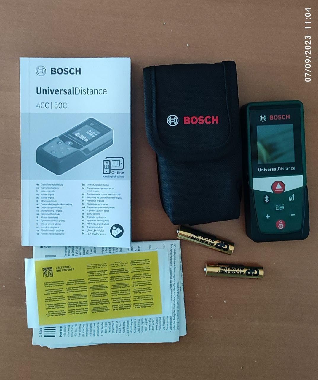 Bosch UniversalDistance 40C Misuratore Laser 40 m App