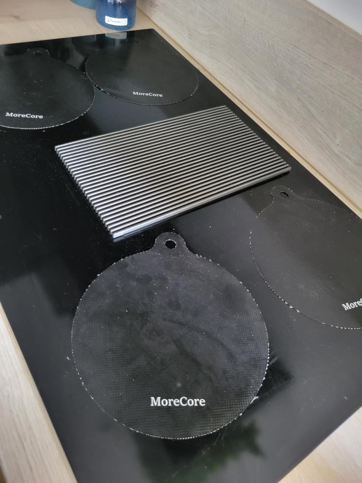 Wiltec Telo Piscina Rotonda 5 m Nero 140µ Isotermico