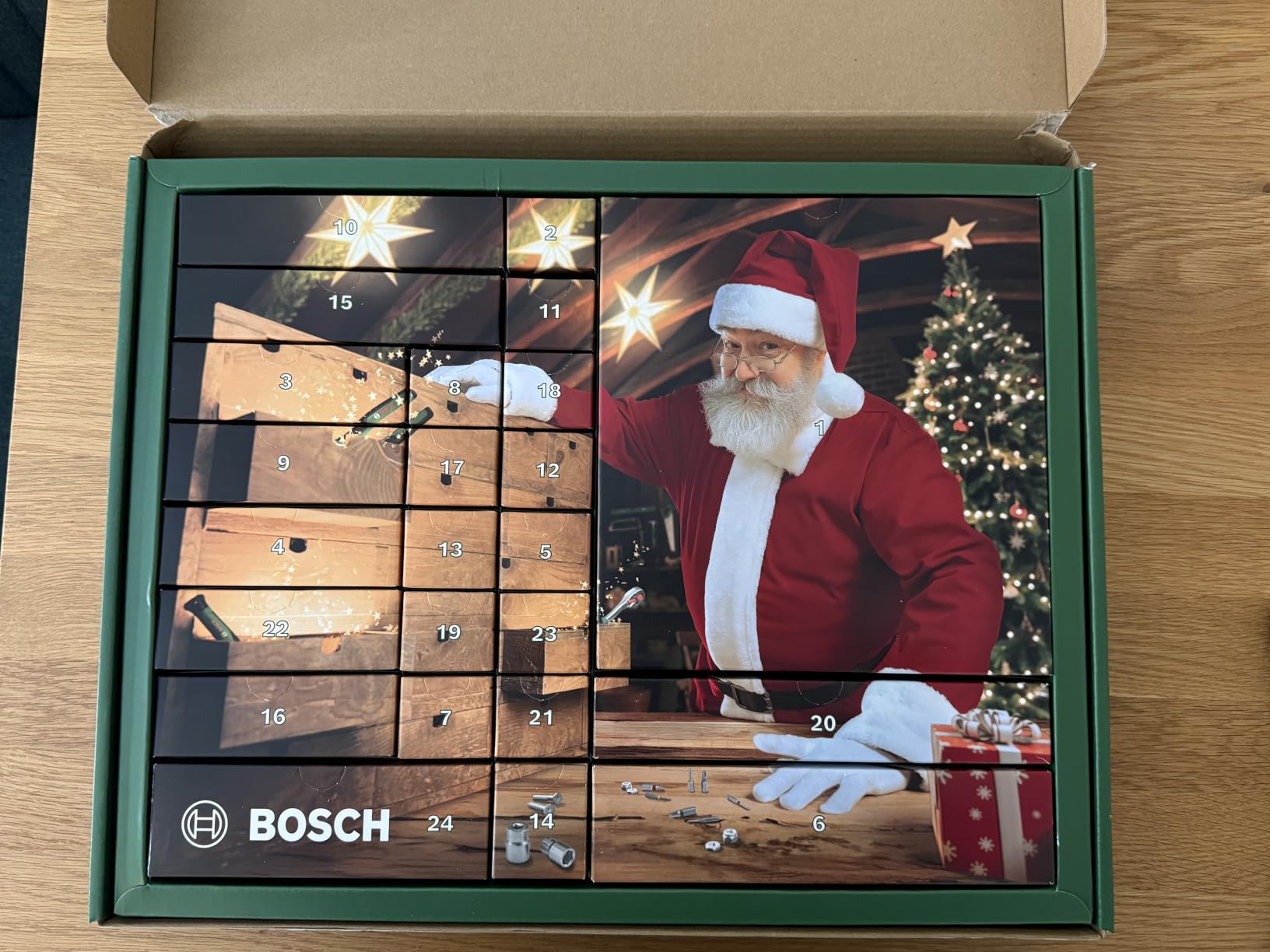 Bosch calendario avvento 2026 set attrezzi 44 pezzi