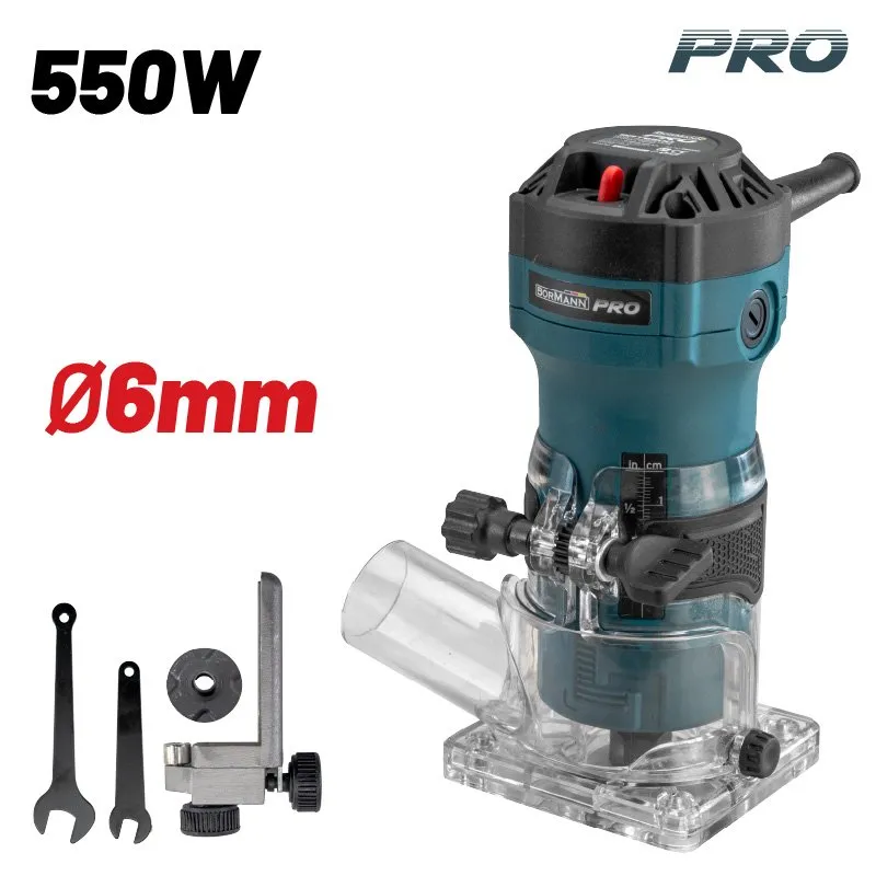 Bormann Rifilatore Legno 550W 30000 giri Pinza 6mm