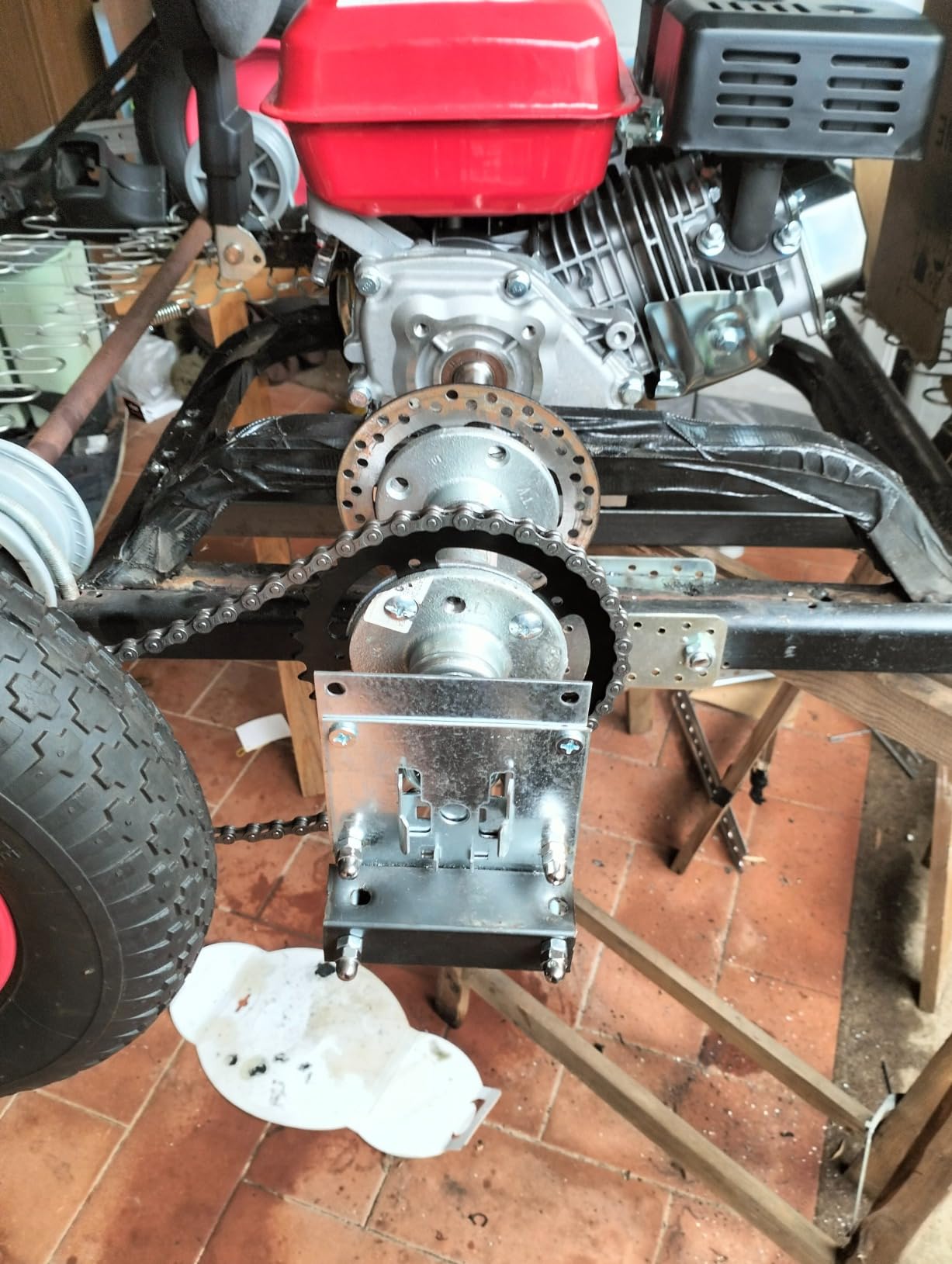 Eberth 6,5CV motore scoppio benzina 196cc albero 20mm