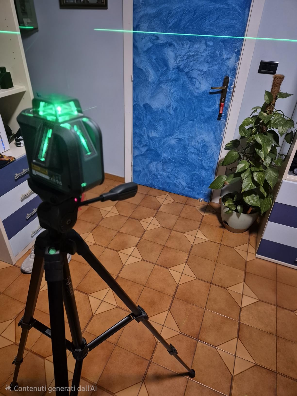 Bosch AdvancedLevel 360 livella laser verde con treppiede