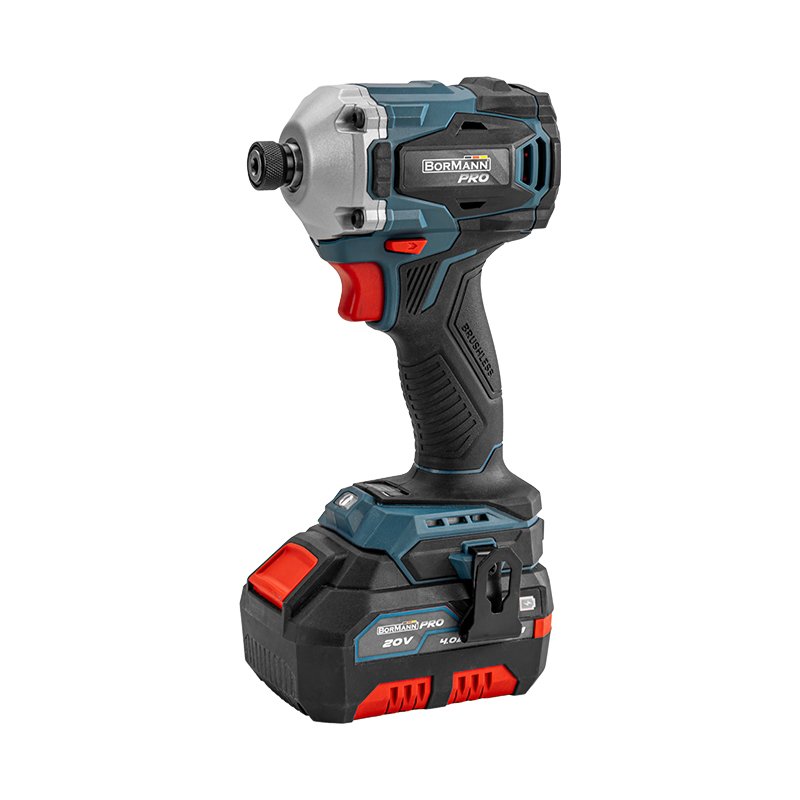 Bormann Compact Brushless Kit Trapano+Avvitatore 20V 2x4Ah
