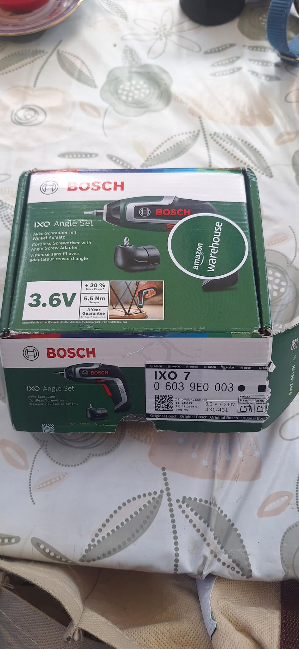 Bosch IXO 7 cacciavite batteria 3,6V set Esclusivo angolare