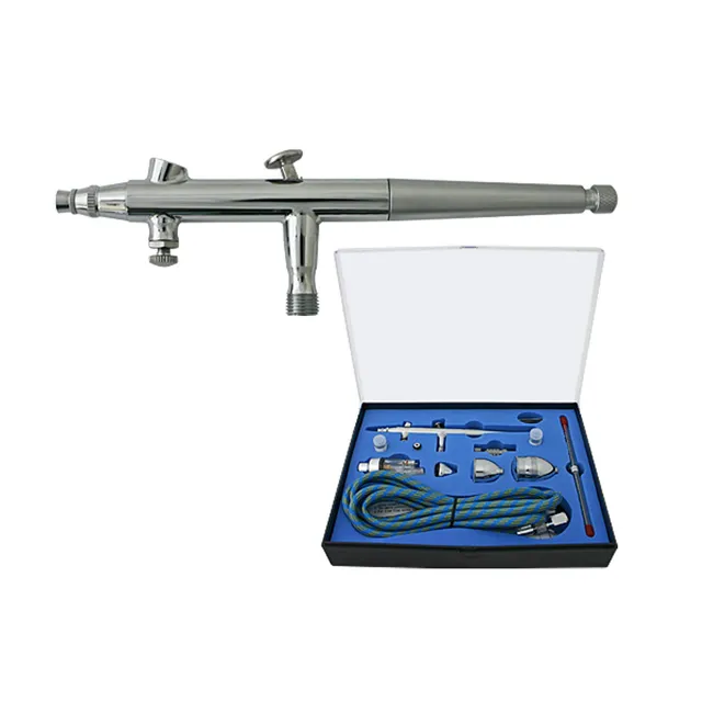 Wiltec 186K aerografo doppia azione set ugelli 0,2-0,5 mm