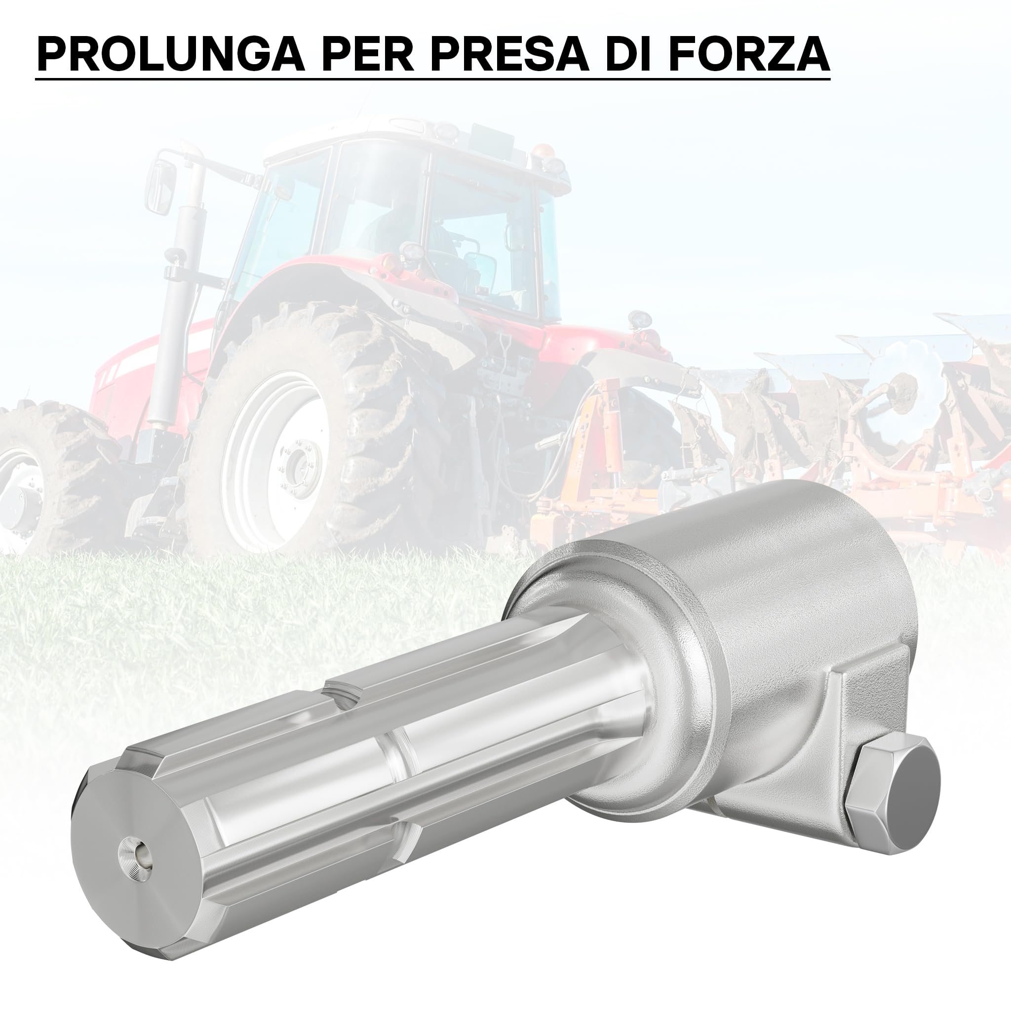 Wiltec Boccola Albero Cardanico 160 mm 6 Denti 1 3/8" Acciaio