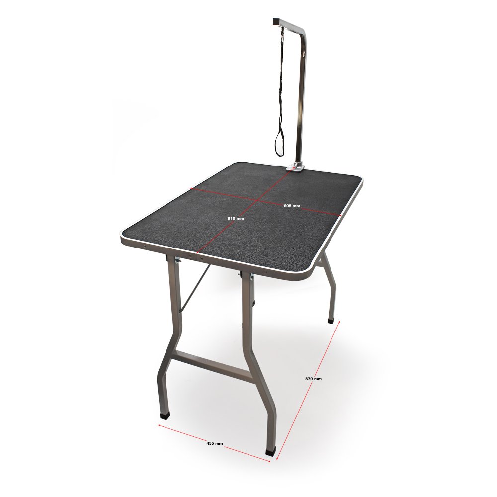Wiltec Tavolo toelettatura 91x61 cm con laccio