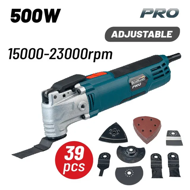 Bormann Utensile Multifunzione Oscillante 500W Valigetta