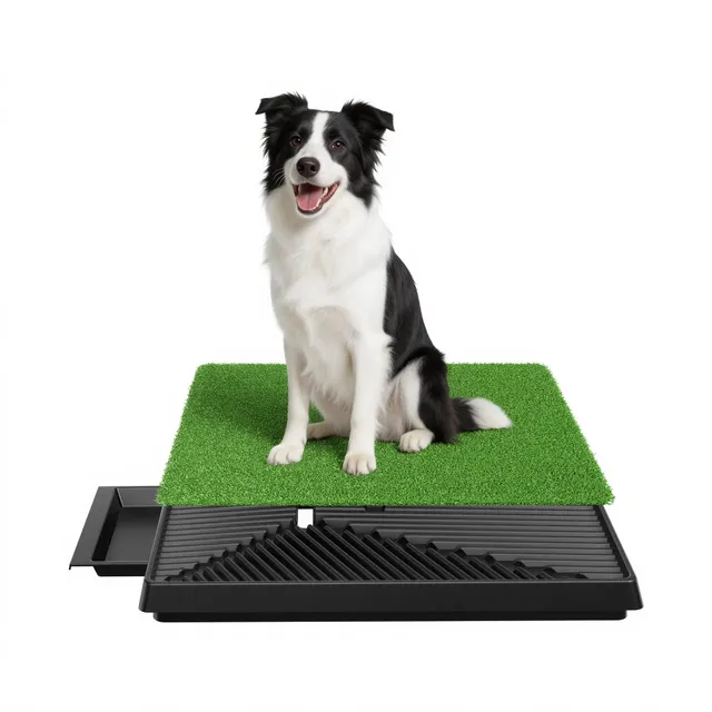 Wiltec Fudajo Toilette per Cani Erba Sintetica 63x51 cm a 3 strati