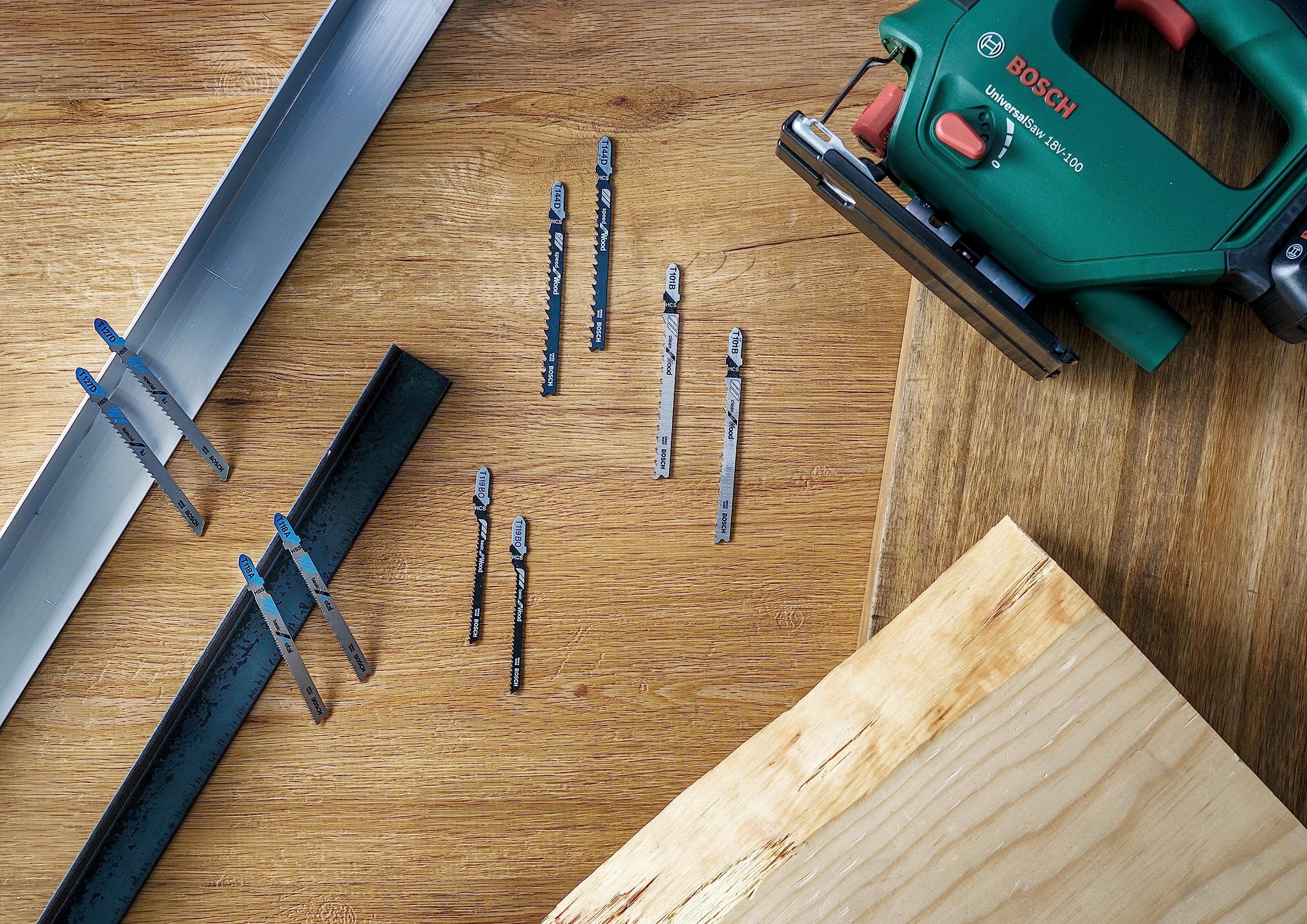 Bosch Set 10 Lame Seghetto Wood Metal Codolo T