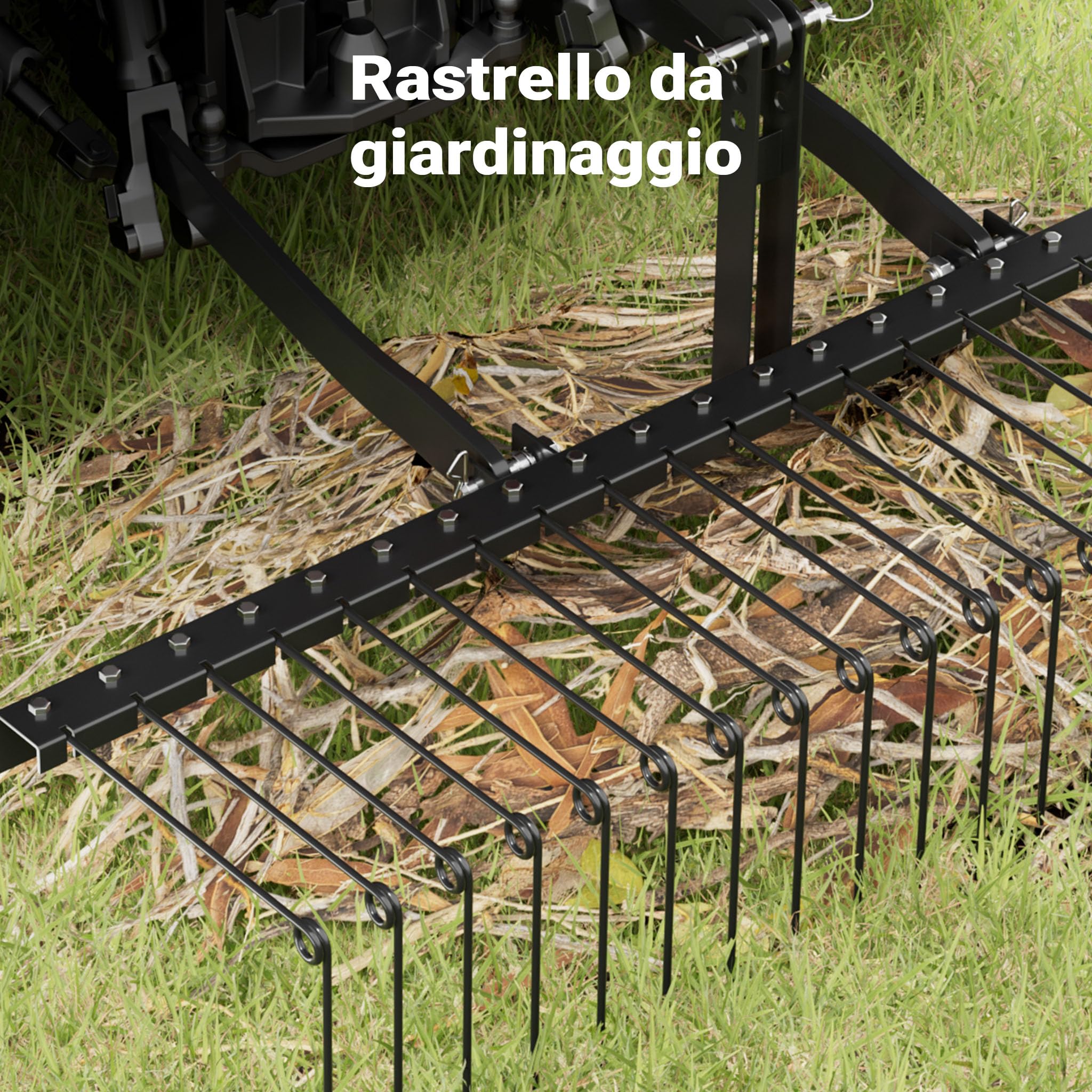 Wiltec Strigliatore Trainato 72" Arieggiatore Prato 183 cm