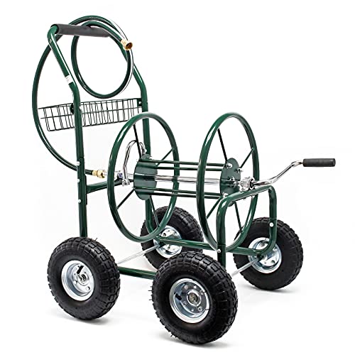 Wiltec carrello avvolgitubo 16 mm max 76 m ruote 25cm