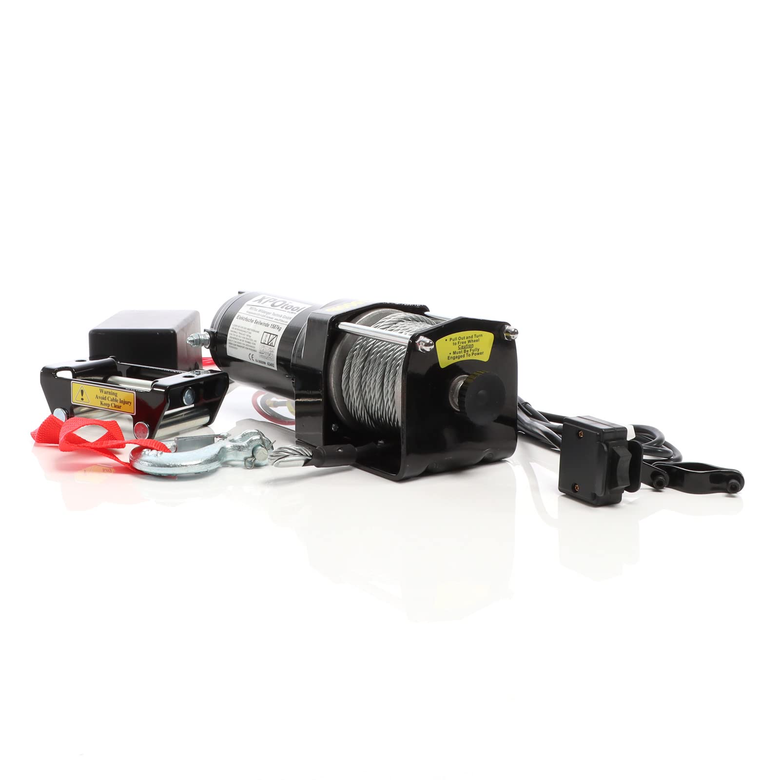 Wiltec XPOtool argano elettrico 12V 1587 kg 10,5 m