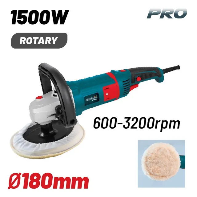 Bormann Lucidatrice rotativa 1500W Ø180 mm