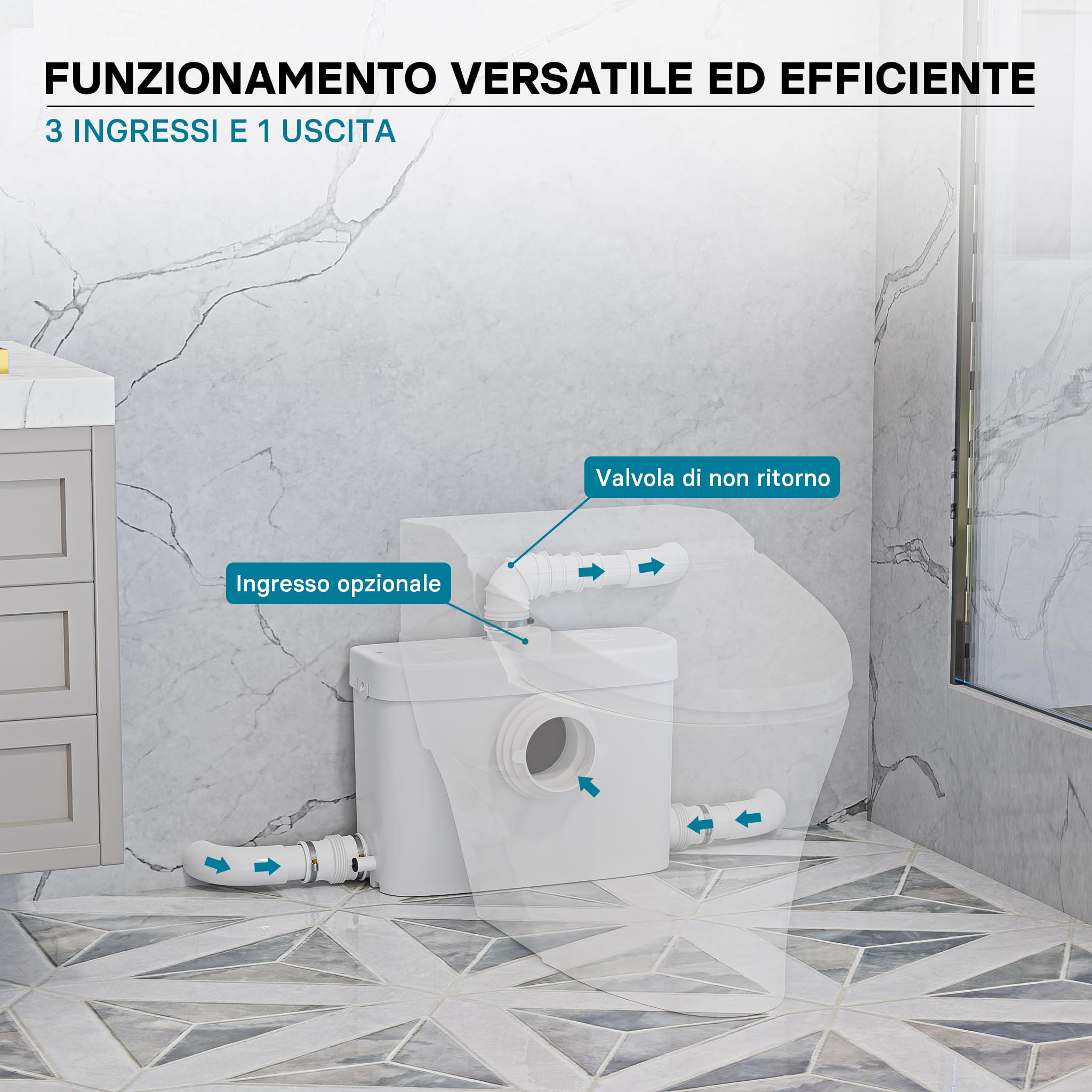 Wiltec XPOtool 3in1 450W Stazione Sollevamento Frontale