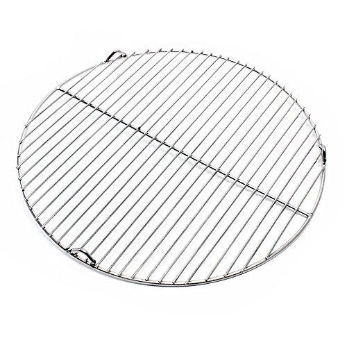 Wiltec Griglia Barbecue Rotonda Ø 44,5 cm Acciaio Inox