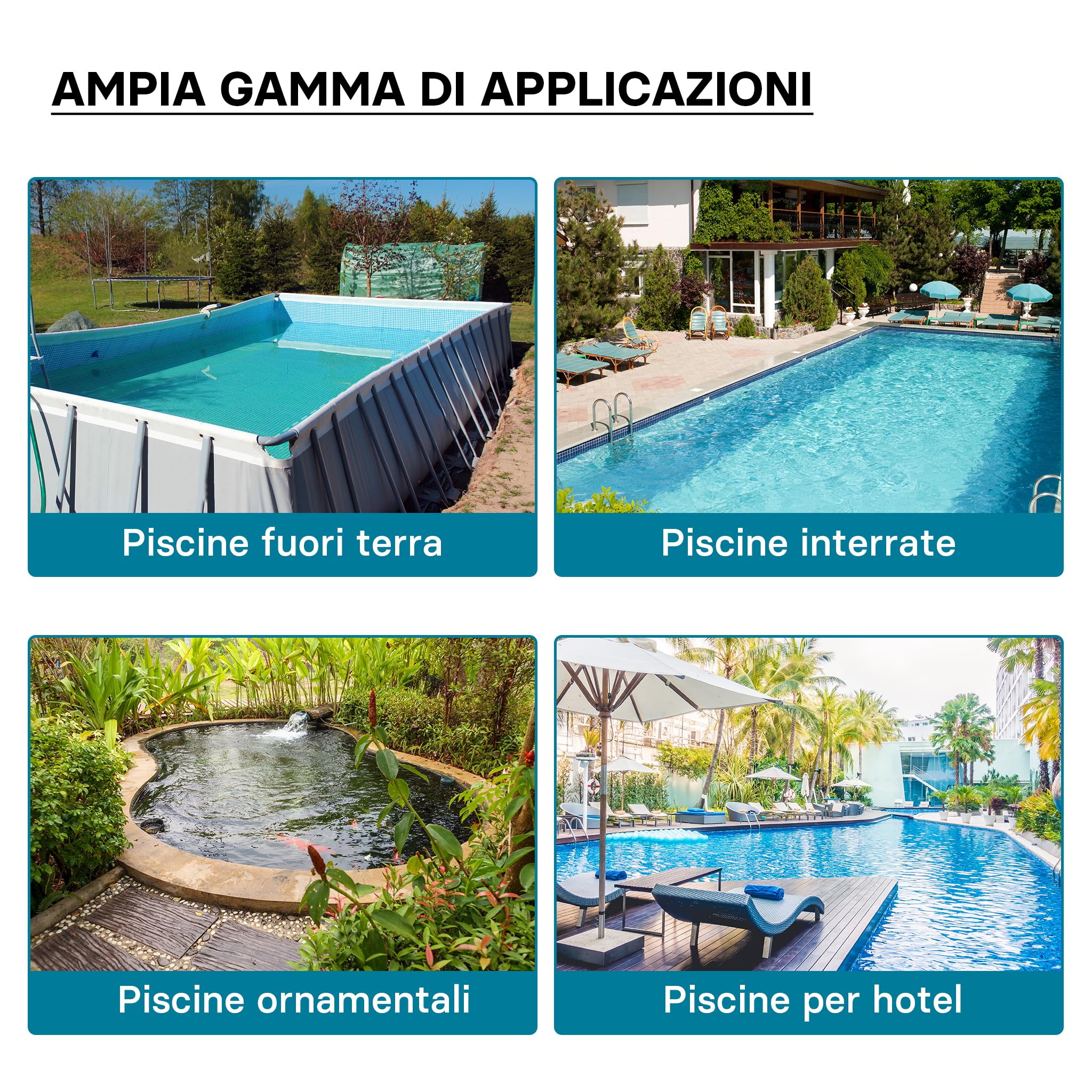 Wiltec Filtro a Sabbia Piscina senza Pompa 21,5 L