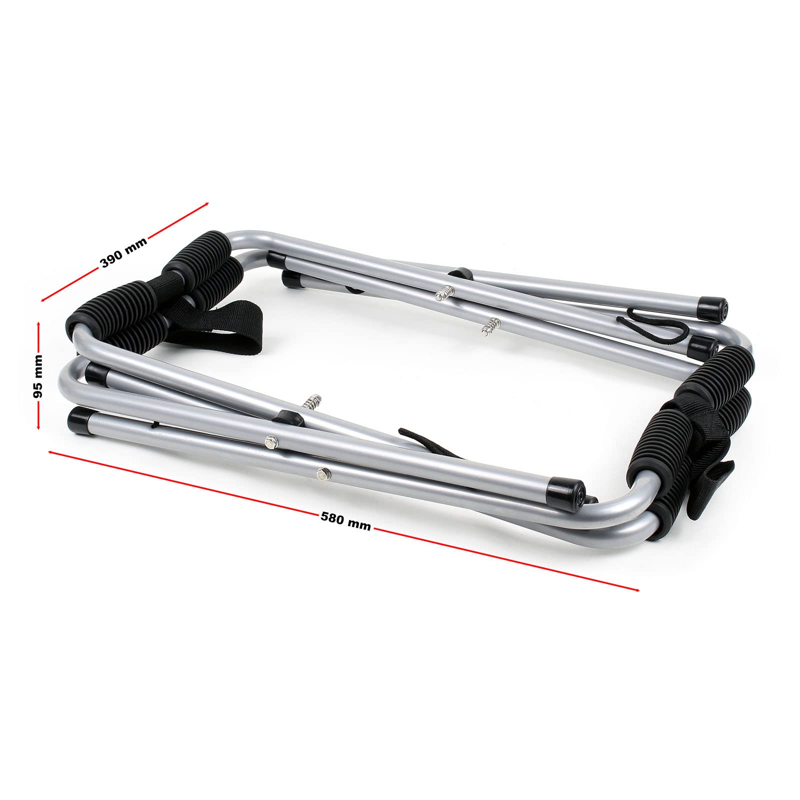 Wiltec Cavalletto Kayak Alluminio 370x330x410 mm 2 Pezzi