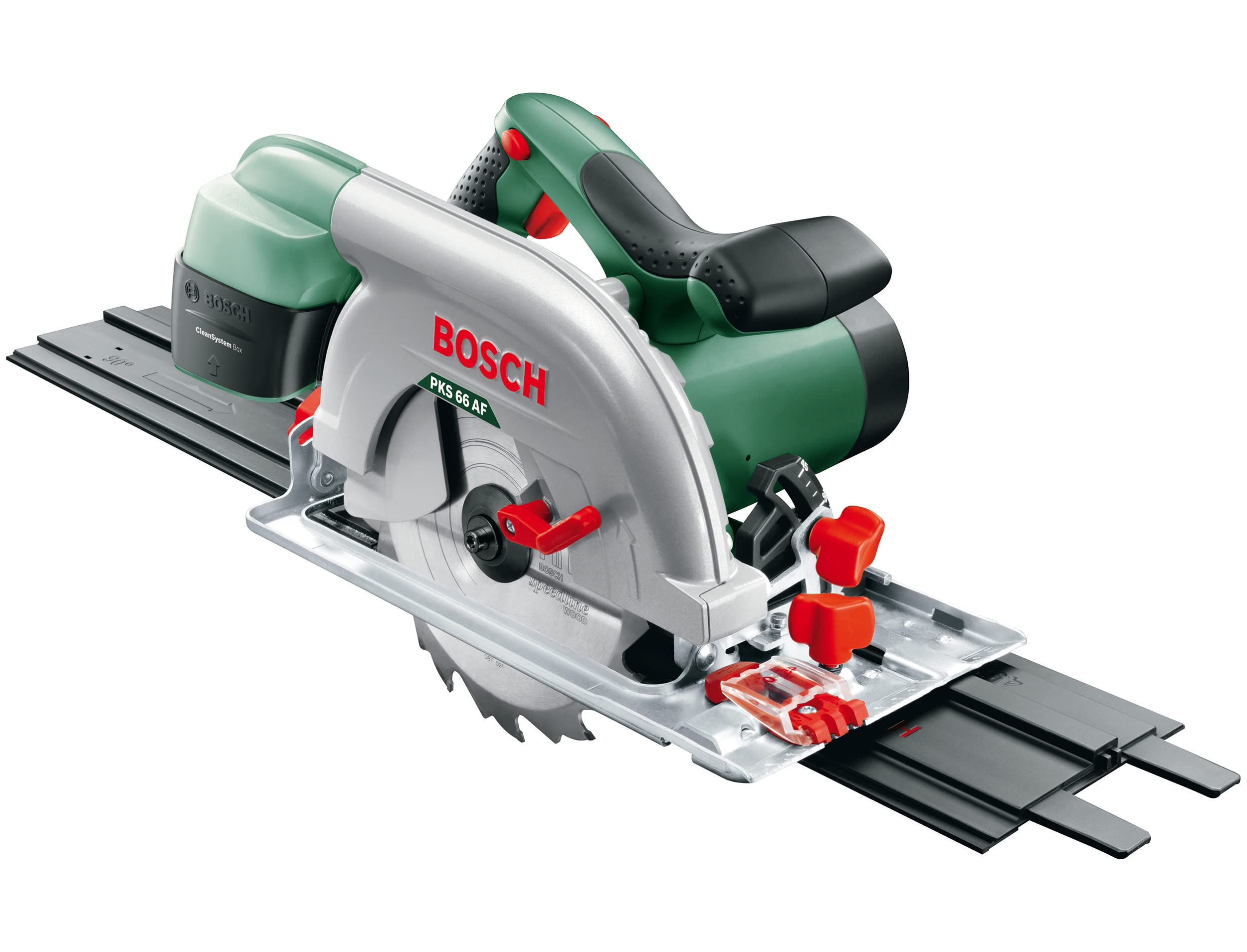 Bosch Binario Guida Plastica 2x350 mm Morsetti Tagli 90° 45°