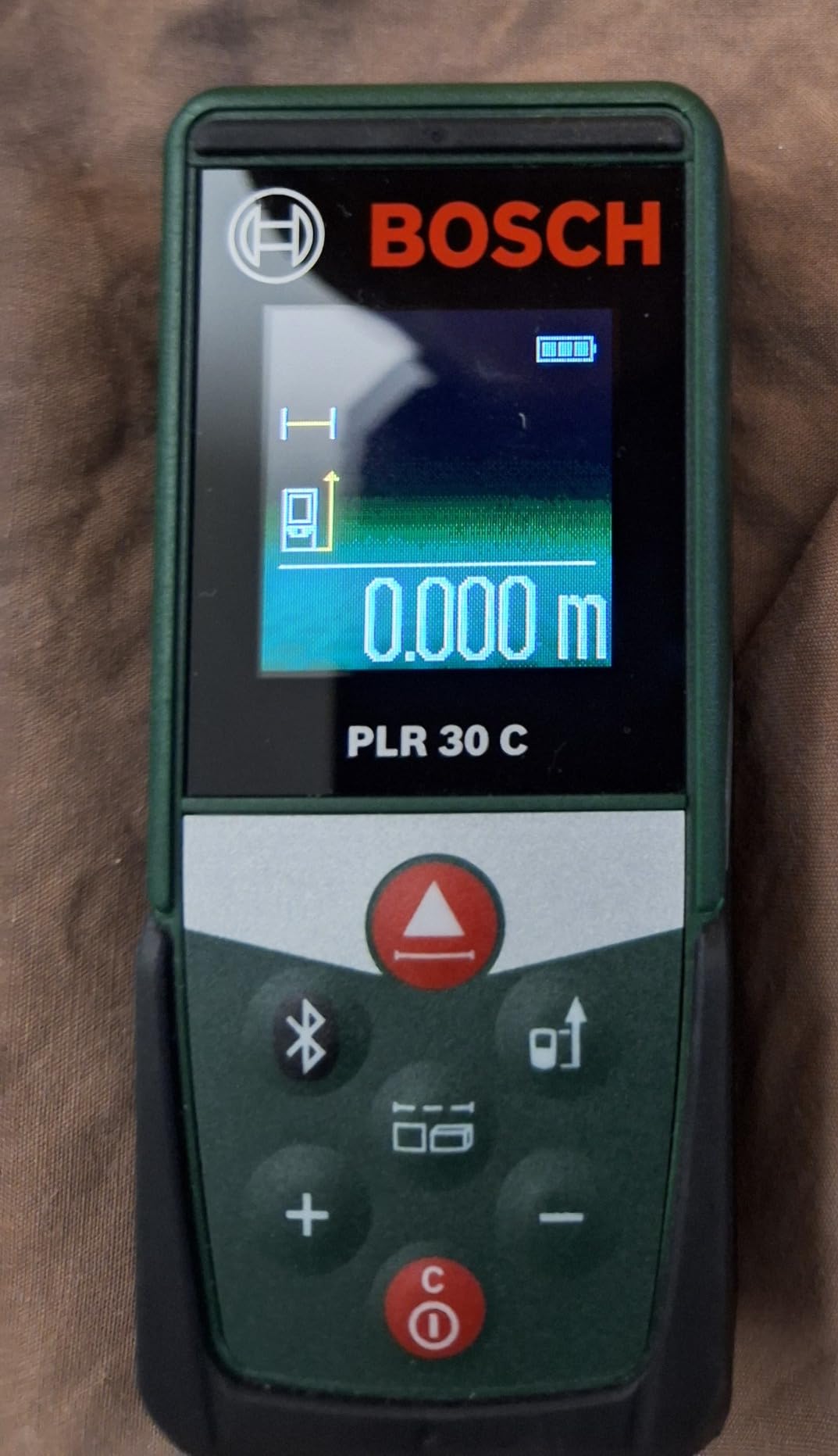 Bosch PLR 30 C distanziometro laser 30 m Bluetooth