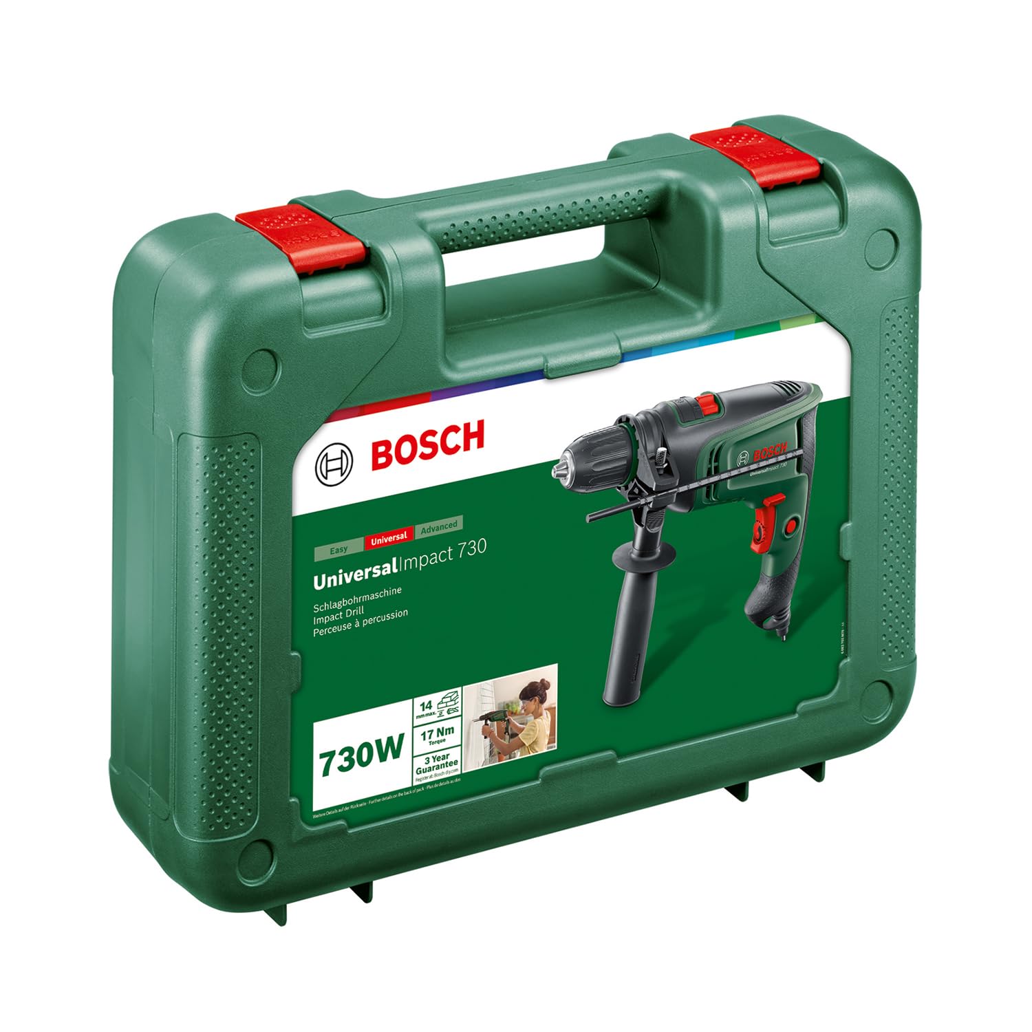 Bosch UniversalImpact 730 trapano battente valigetta
