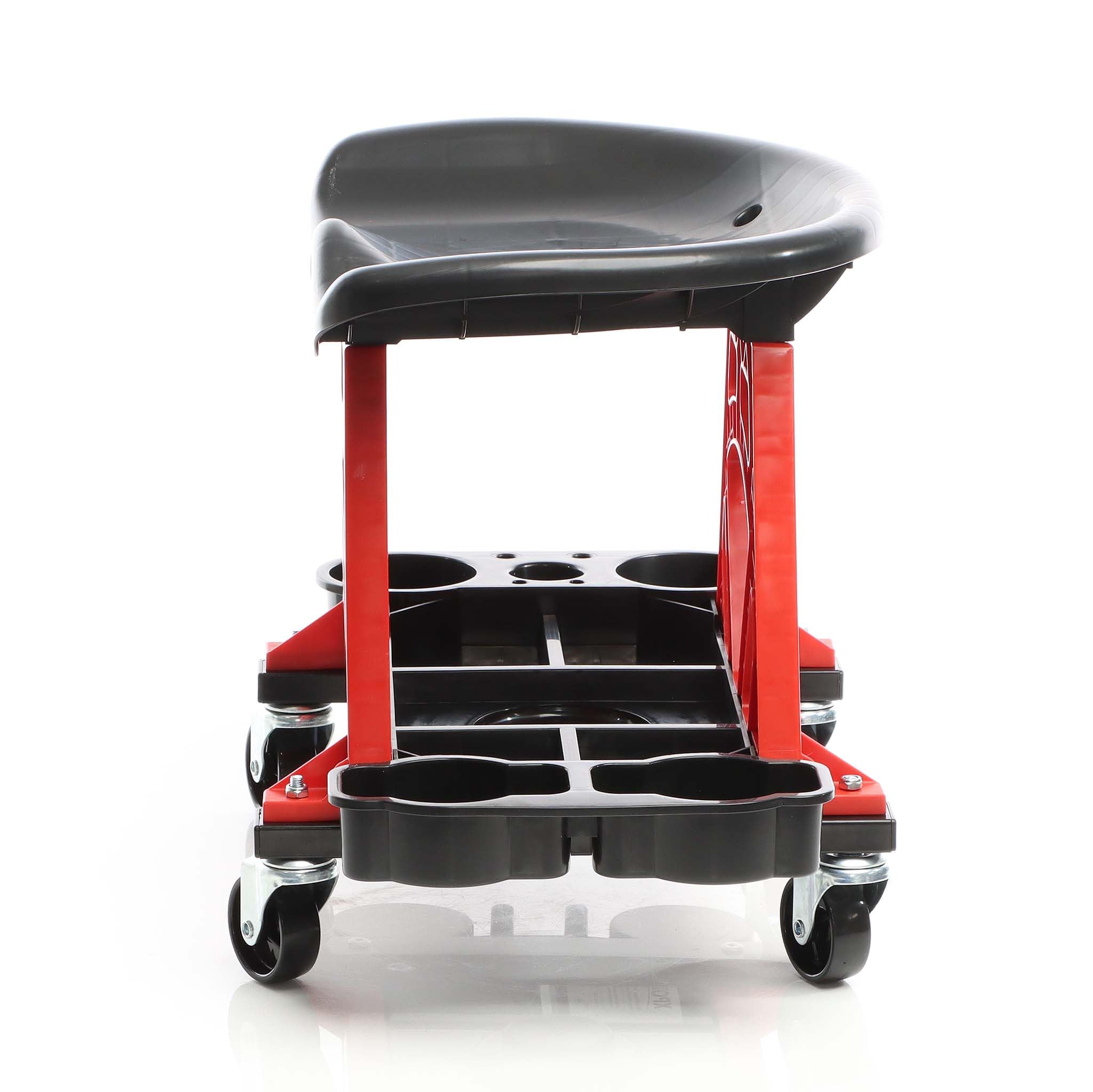 XPOtool sgabello officina con ruote 150 kg portautensili