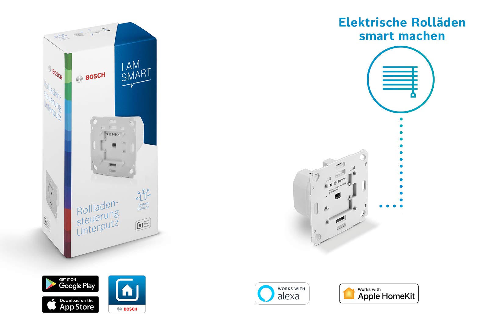 Bosch Smart Home Unità Controllo Tapparelle a Incasso