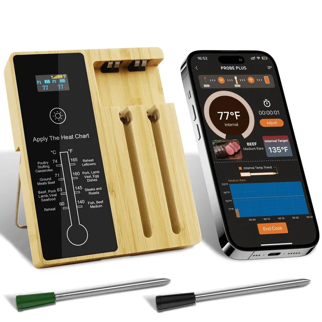 Tilswall termometro carne wireless 2 sonde wifi