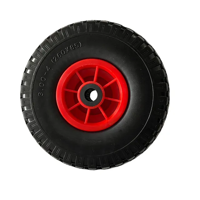 Bormann Ruota 10x3.00-4 Foro 20mm per Generatore Nera