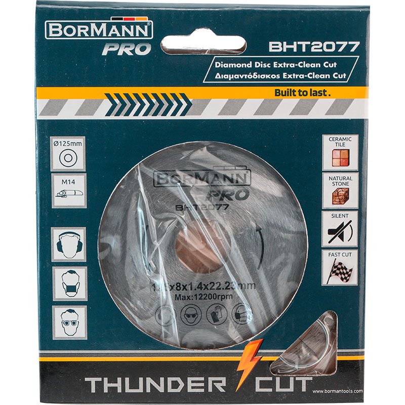 Bormann disco diamantato 125mm extra-clean granito
